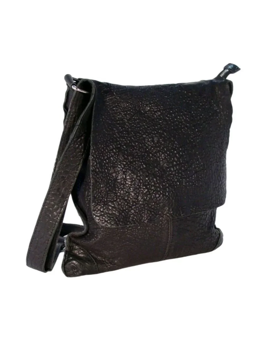 MAXON COLLECTION $249 Texas Nappa Leather Messenger Crossbody Bag -Made in ITALY - Picture 3 of 9